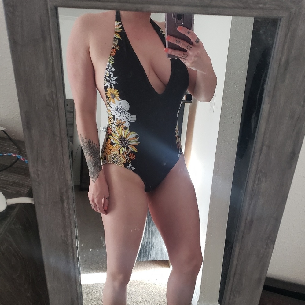 Grey one piece